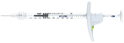 Strzykawka Luer Lock 3Dose green 1ml,3-st. dozowanie- mezoterapia, botoks
